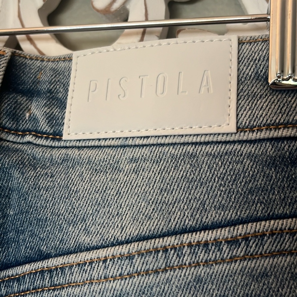 Pistola Dana High Rise Boot in Spruce Slightly Distressed Wonen’s Jeans sz24 NWT - Picture 7 of 14